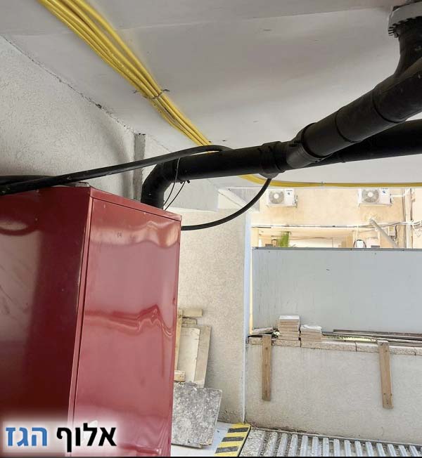 הקמת תשתיות גז לבניין