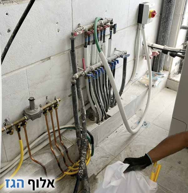 התקנת מרכזית גז ראשית במסתור כביסה