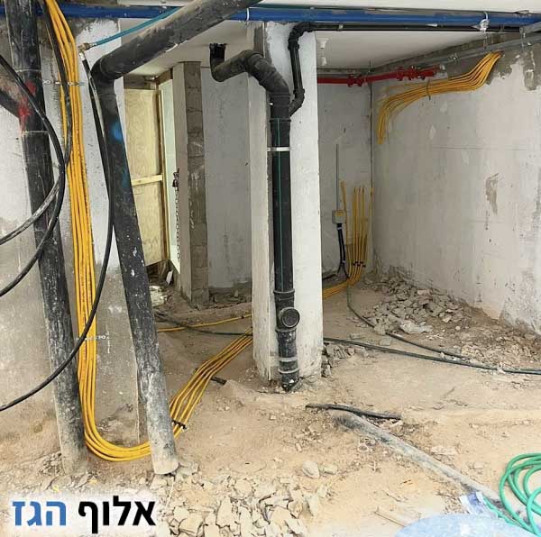 תכנון מיקום נקודות גז בבית פרטי